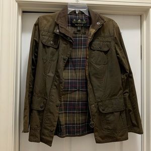 Size 6 womens Barbour waxed utility jacket